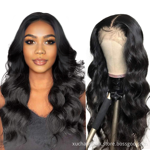 Cheap Wholesale Hair Wigs Human Lace Front Closure Body Wave Full Virgin Brazilian Cuticle Aligned Lace Closure Human Hair Wig